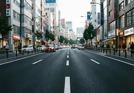 新宿幹線のアスファルト