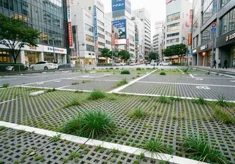 渋谷のエコ駐車場