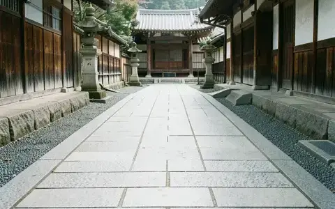 完成した石畳